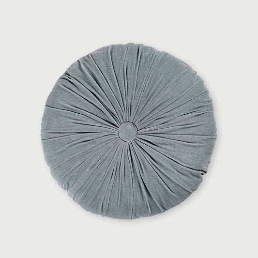 Cuddle Duck Egg Velvet Round Cushion