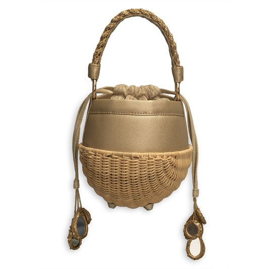 Olivia Bucket Bag - Gold