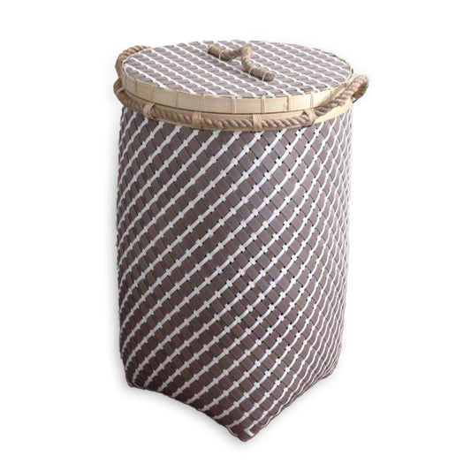 MACON BASKET BROWN WHITE