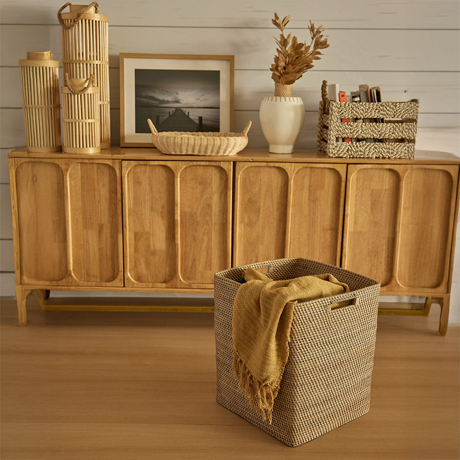 Rectangular wicker basket ,Handwoven storage basket, Natural rattan hamper, Tall woven laundry basket, Eco-friendly wicker storage bin, Decorative woven hamper,
Rattan clothes basket with handles, Large woven storage box, Sustainable laundry hamper, Handcrafted rattan basket, Boho style wicker laundry hamper, Rectangular rattan basket for shelves, Natural woven basket for closet storage, Rustic handwoven storage hamper, Stylish wicker bin for home organization.