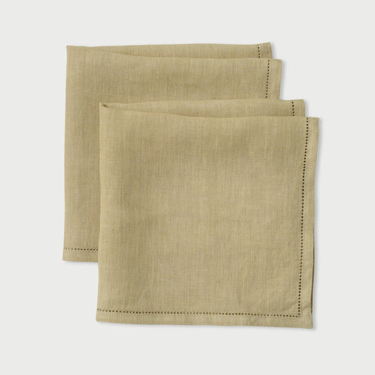 Sand Linen Table Napkins | Set of 2