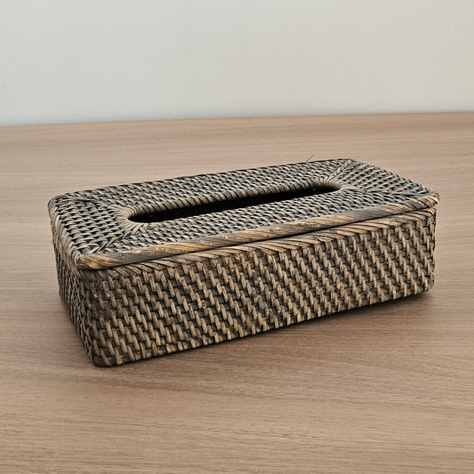 FLORENCE GREY TISSUE BOX