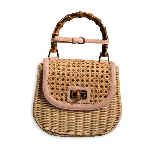 Adriana Saddle Bag - Pink