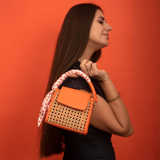 Chloe Mini Bag - Orange
