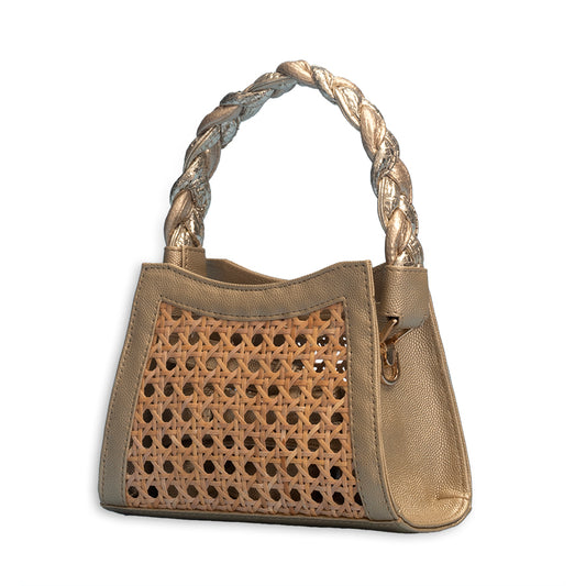 Catalina Mini Baguette Bag - Gold