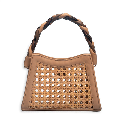 Catalina Mini Baguette Bag - Tan