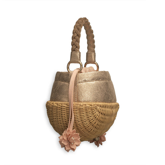Olivia Bucket Bag - Rose Gold