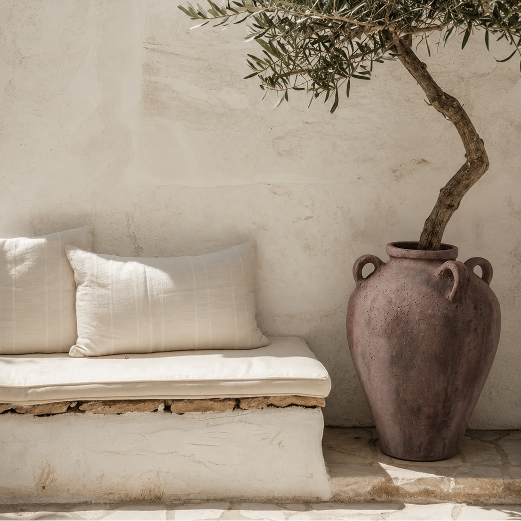 • Olive Tree Vase
• Entryway Statement Piece
• Floor Decor Accent
• Rustic Mediterranean Styling
• Luxury Villa Decor
• Indoor Planter Pot
• Architectural Home Decor
• Organic Modern Accent
• Corner Styling Essential
• Decorative Terracotta Urn