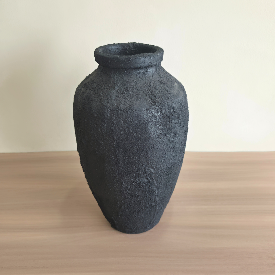 Black Terracotta Vase for Living Room
Large Decorative Terracotta Floor Vase,
Handmade Black Clay Vase,
Terracotta Vase for Pampas Grass,
Rustic Black Vase for Home Decor,
Modern Terracotta Vase for Shelf Styling,
Decorative Vase for Console Table,
Wabi Sabi Terracotta Vase,
Textured Black Terracotta Vase,
Artisan Handmade Vase for Interior Styling.