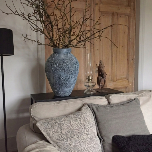 Black Terracotta Vase for Living Room
Large Decorative Terracotta Floor Vase,
Handmade Black Clay Vase,
Terracotta Vase for Pampas Grass,
Rustic Black Vase for Home Decor,
Modern Terracotta Vase for Shelf Styling,
Decorative Vase for Console Table,
Wabi Sabi Terracotta Vase,
Textured Black Terracotta Vase,
Artisan Handmade Vase for Interior Styling.