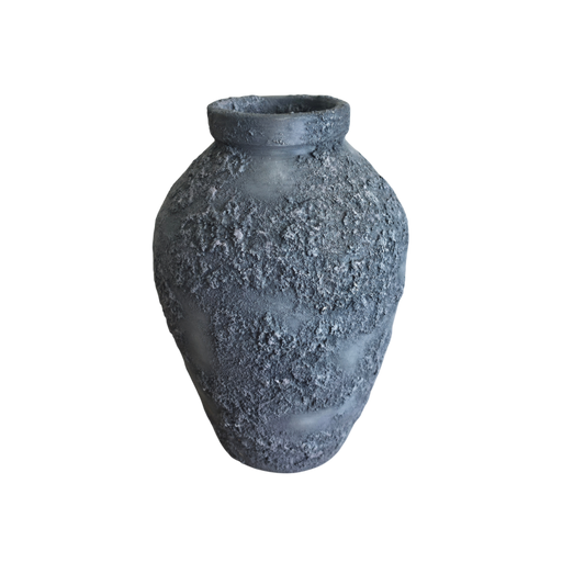 MIDNIGHT TERRACOTA GREY VASE