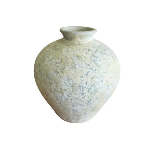 SUFI WHITE TERRACOTA VASE