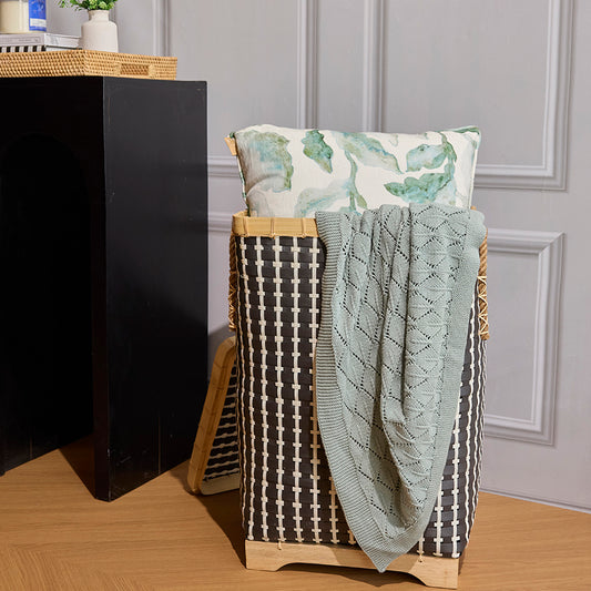 Rectangular woven laundry hamper, Black and beige storage basket, 
Decorative wicker hamper bin, Home décor storage basket, Modern laundry basket with wooden base, Handwoven clothes hamper, Stylish rope handle basket, Eco-friendly storage solution, Decorative storage bin for living room, Versatile woven utility basket, Rattan-style basket with lid, Space-saving laundry storage, Blanket and pillow storage basket, Handmade plastic wicker basket, Multi-purpose home organizer .