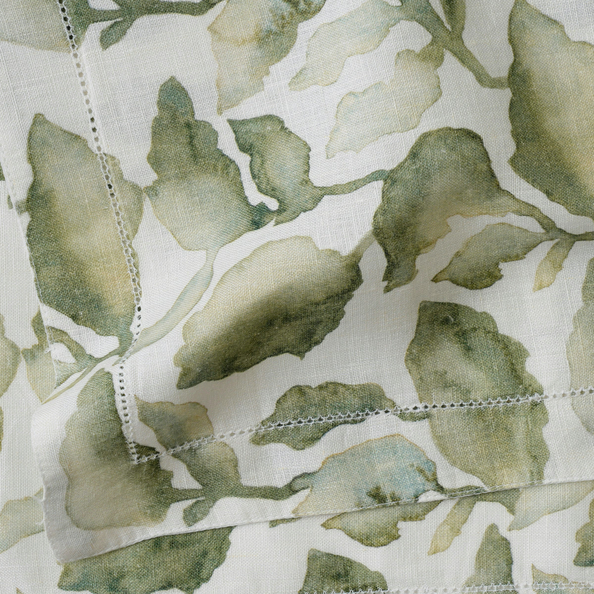 Cascade Green Linen Table Runner thumbnail 3